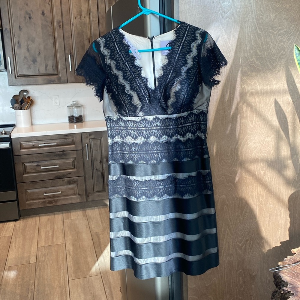 JS Collections black lace cocktail dress